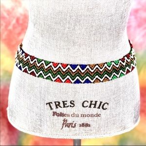 NWTS Handmade Beaded belt/sash by Africa’s Ndebele